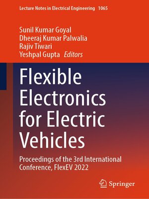 cover image of Flexible Electronics for Electric Vehicles